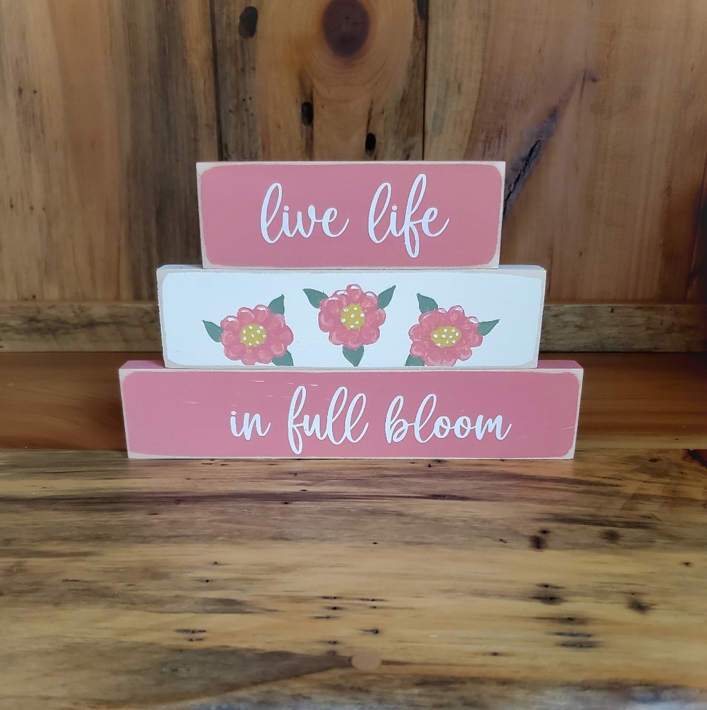 Handmade Spring Wood Decor